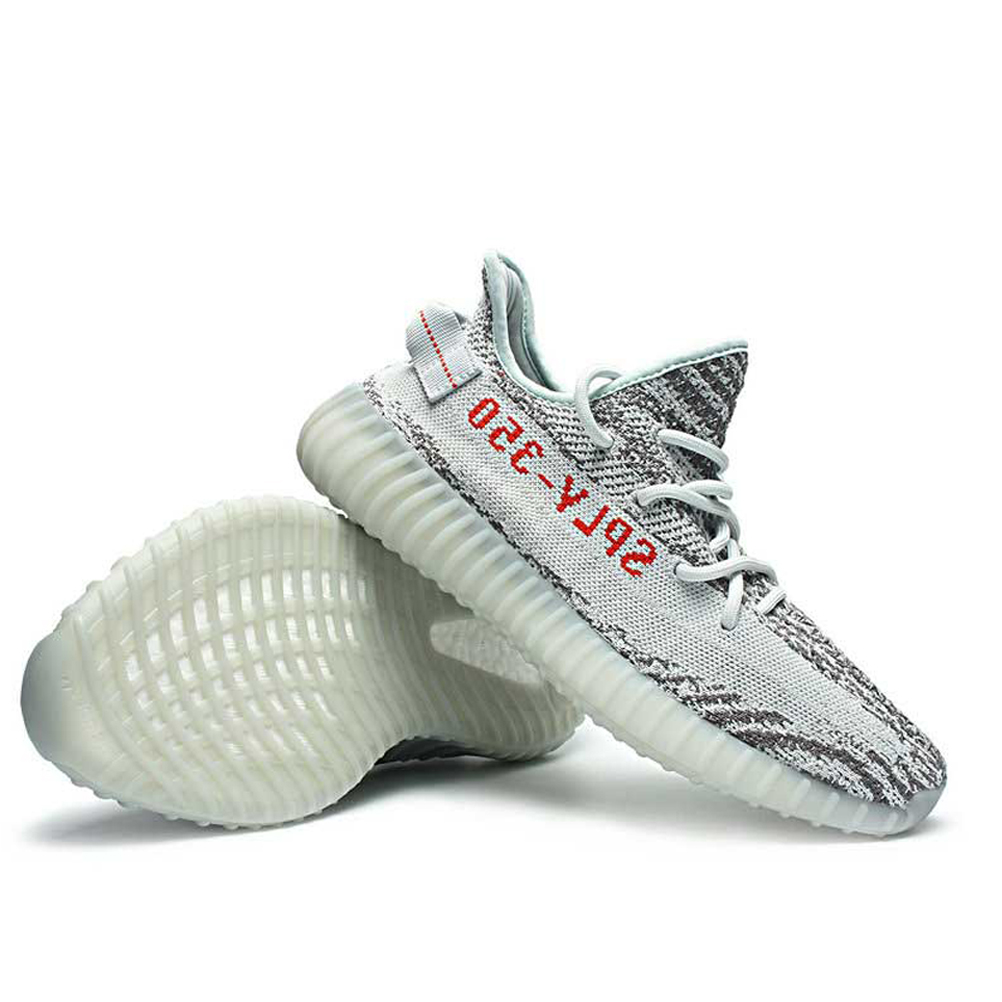 [アディダス] イージーブースト 350 V2  [YEEZY BOOST 350 V2] ライトブルー/グレー/レッド B37