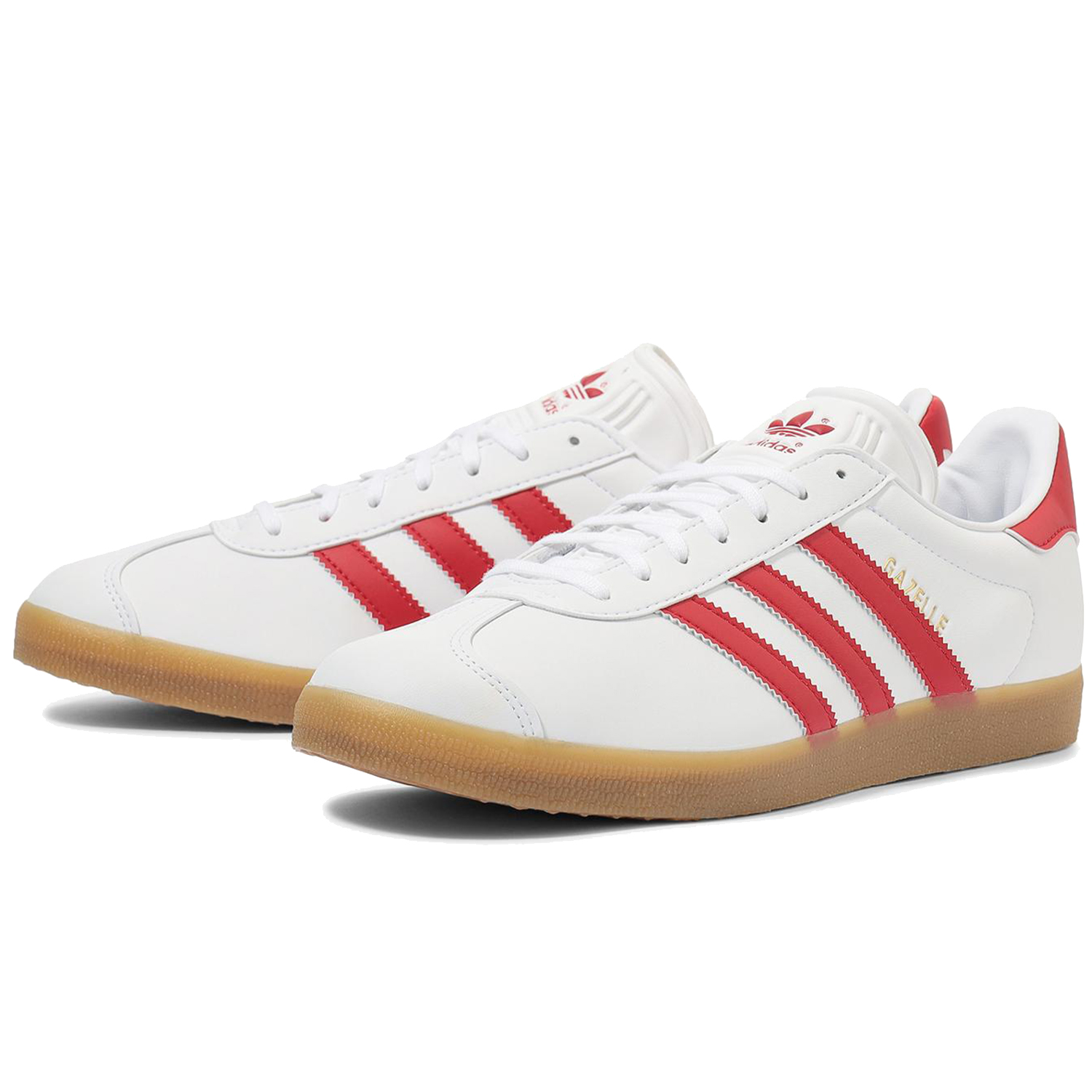 アディダス adidas ガゼル GAZELLE フットウェアホワイト/レッド/ゴールド IH0377 日本国内正規品 