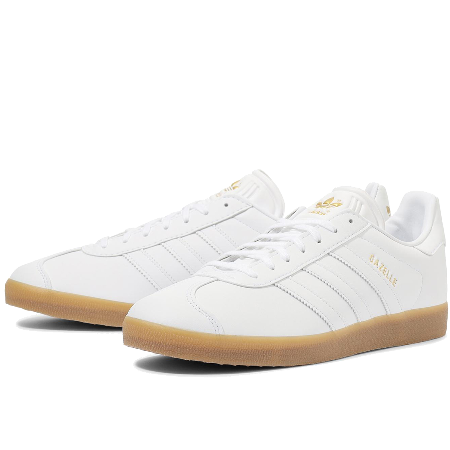 アディダス adidas ガゼル GAZELLE フットウェアホワイト/フットウェアホワイト/ゴールド IH0378 日本国内正