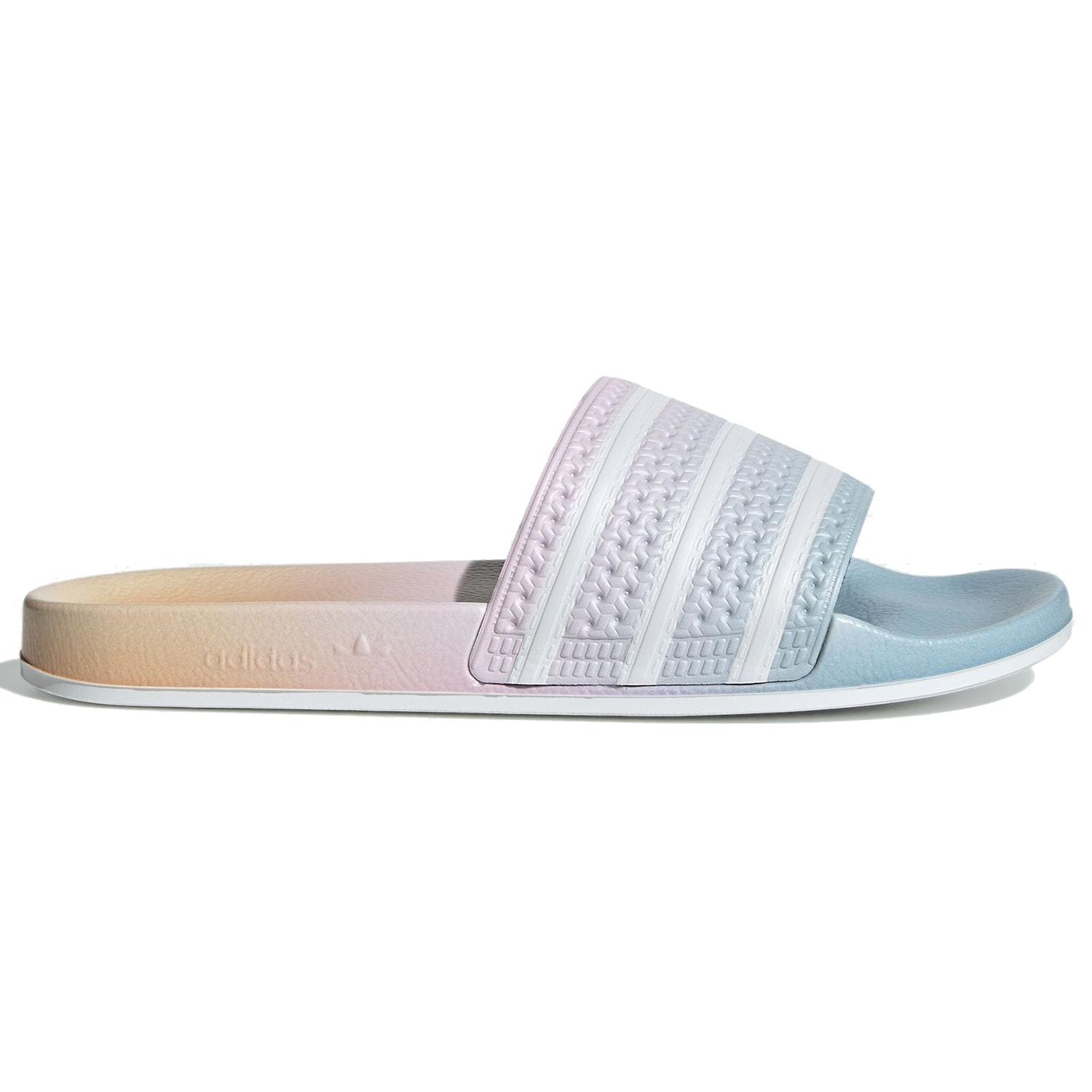 アディダス adidas アディレッタ サンダル ADILETTE SLIDES ワンダーブルー/クラウドホワイト/アシッドオレ