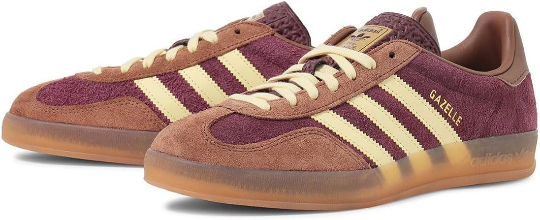 [アディダス] GAZELLE INDOOR [GAZELLE INDOOR] マルーン/オールモストイエロー/プリラブドブラウ