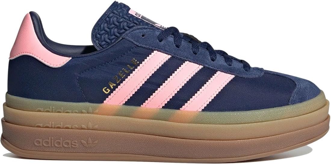 [アディダス] ガゼル ボールド [GAZELLE BOLD] ダークブルー/ピンクスパーク/ダークブルー IG4390  