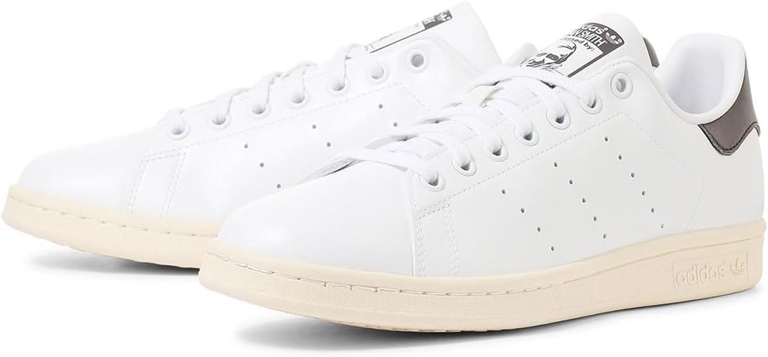 [アディダス] スタンスミス [STAN SMITH] フットウェアホワイト/ベージュダークブラウン JP7284  