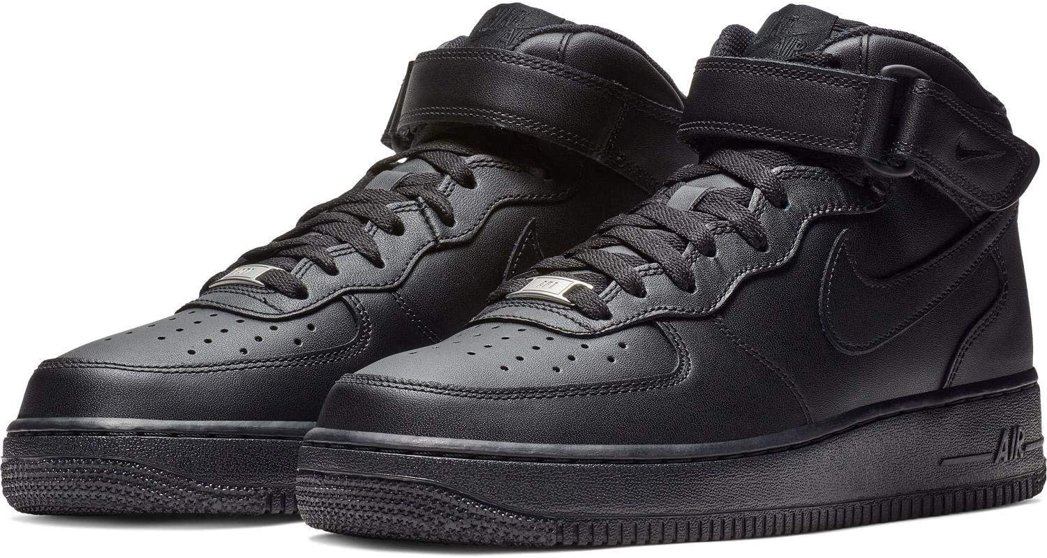 [ナイキ] エア フォース ワン ミッド'07[AIR FORCE 1 MID '07]ブラック/ブラックCW2289-001 