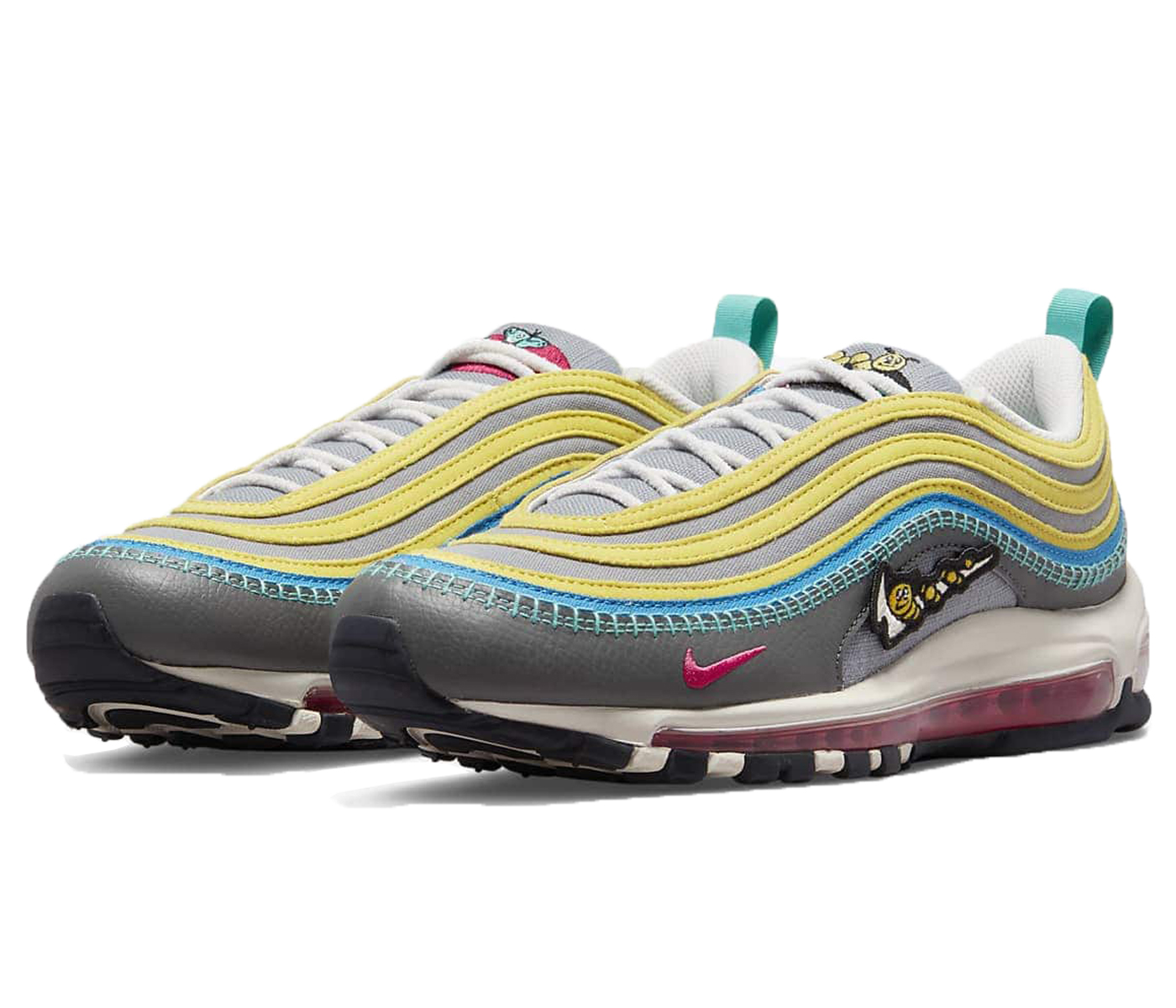 [ナイキ] エア マックス 97 SE [AIR MAX 97 SE] アイアングレー/パーティクルグレー/セロリ/ファントムD