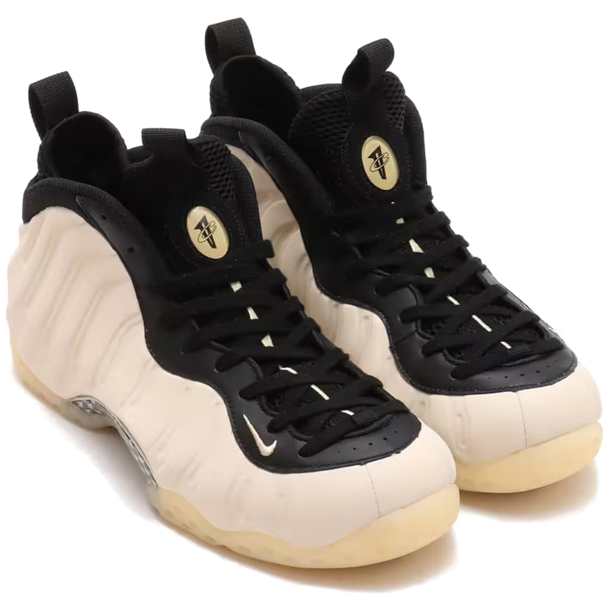 [ナイキ] エア フォームポジット ワン [AIR FOAMPOSITE ONE] ブラック/ライトオールウッドブラウン/クロム