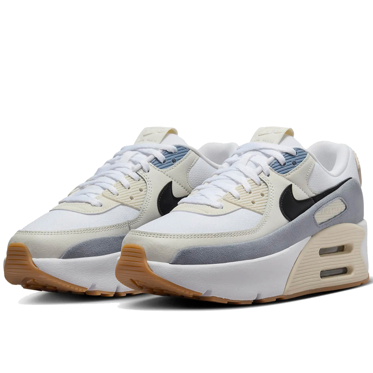 [ナイキ] エア マックス 90 LV8 [AIR MAX 90 LV8] ホワイト/アッシェンスレート/ライトオールウッドブラ