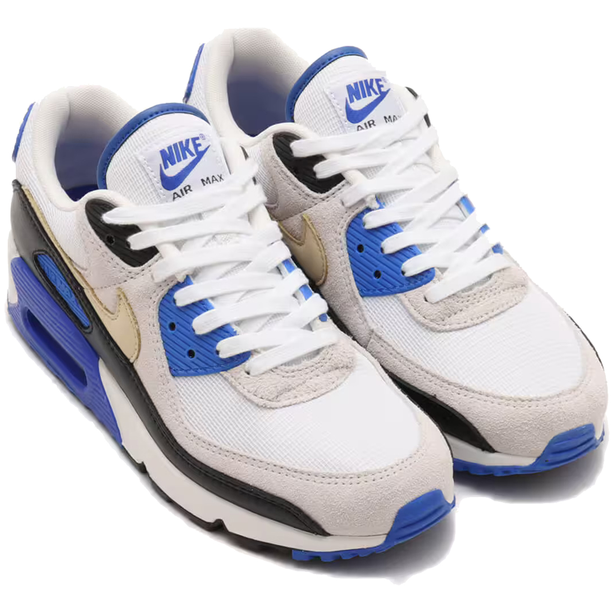 [ナイキ] エア マックス 90 プレミアム [AIR MAX 90 PRM] ホワイト/レーサーブルー/ブラック/カーキ HF