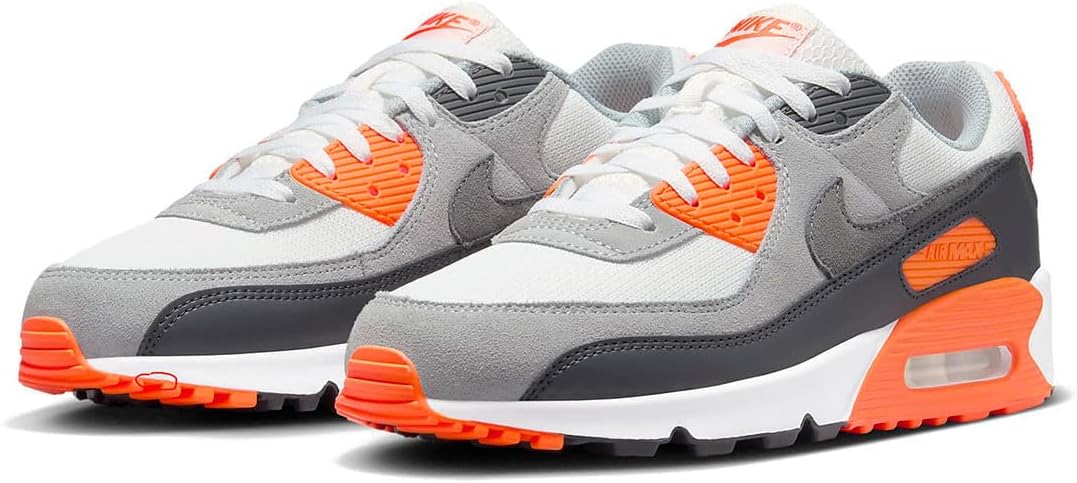 [ナイキ] エア マックス 90 [AIR MAX 90] サミットホワイト/セーフティオレンジ/ダークスモークグレー/スモーク