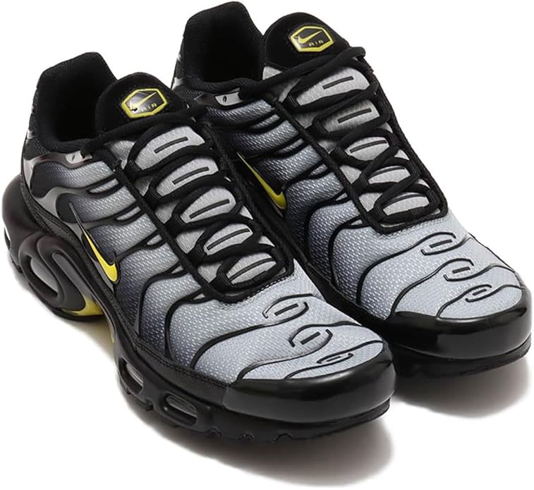 [ナイキ] エア マックス プラス [AIR MAX PLUS] ブラック/ウルフグレー/オプティイエロー DM0032-012