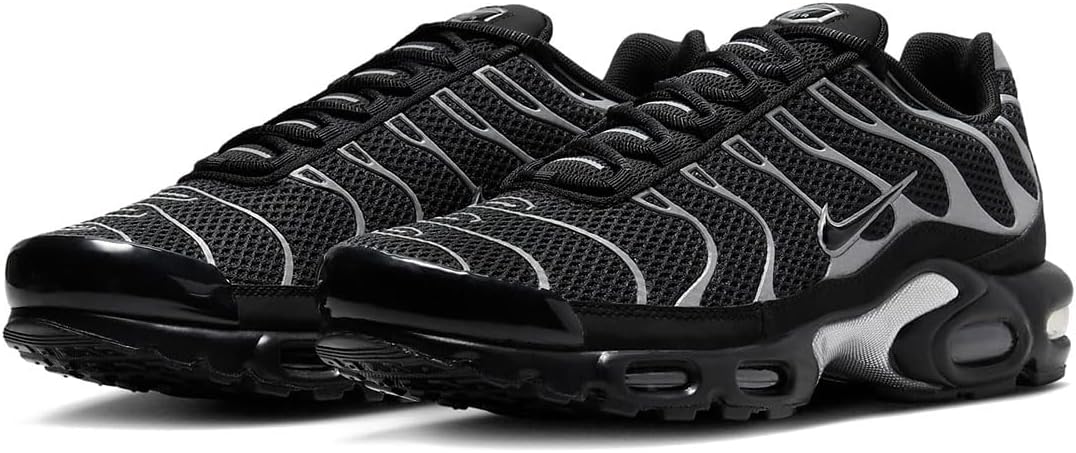 [ナイキ] エア マックス プラス プレミアム [AIR MAX PLUS PRM] ブラック/メタリックシルバー/ブラック H